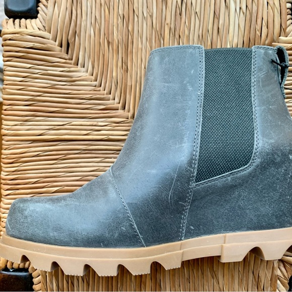 NWOT Sorel Joan Of Arctic Wedge in Quarry Gum - Picture 9 of 16